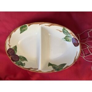 Franciscan Apple Earthenware 11" Double Serving Platter Excellent Condition.